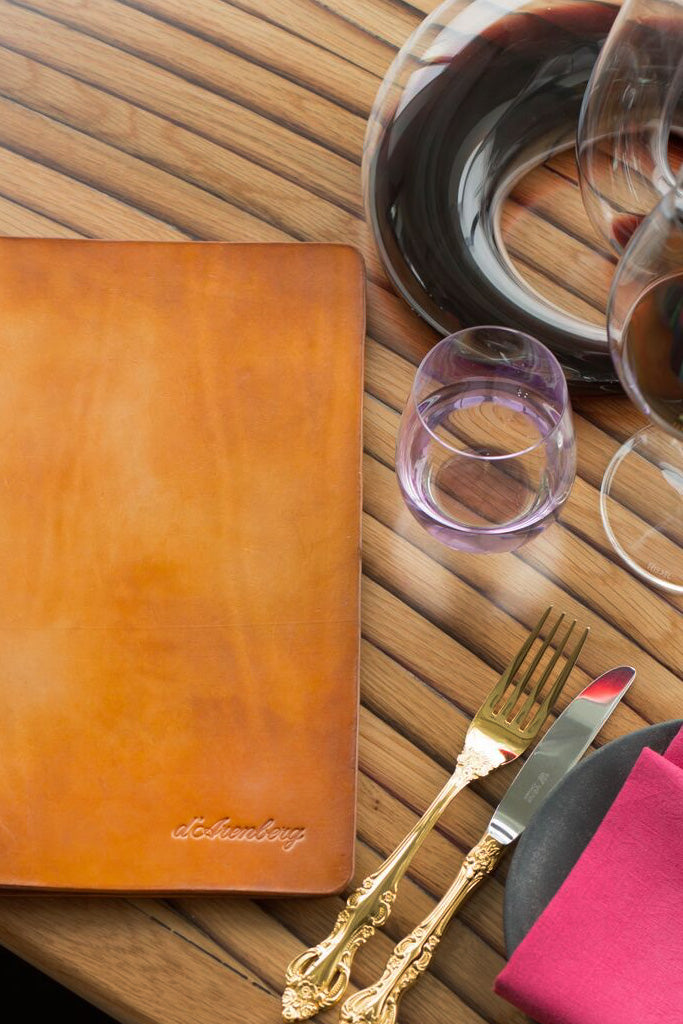 A5 Leather Menu Folder – Bespoke Leather